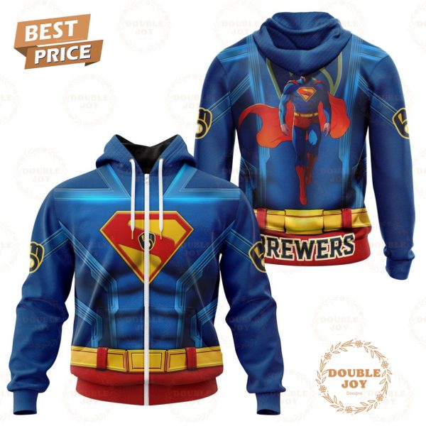 Milwaukee Brewers x Superman Special Design T-Shirt, Hoodie