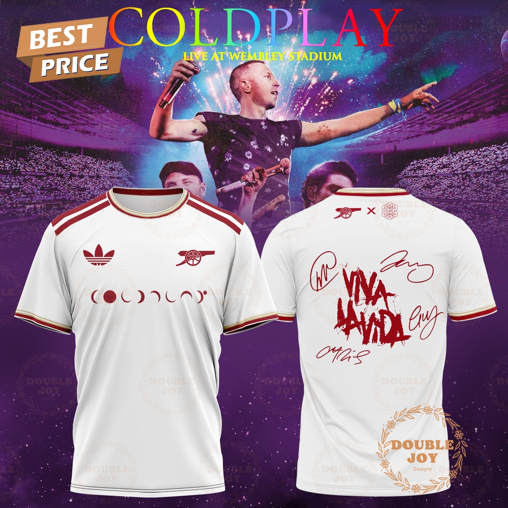 Arsenal x Coldplay Viva la Vida World Tour 2025 T-Shirt, Hoodie Arsenal x Coldplay Viva la Vida World Tour 2025 T-Shirt, Hoodie