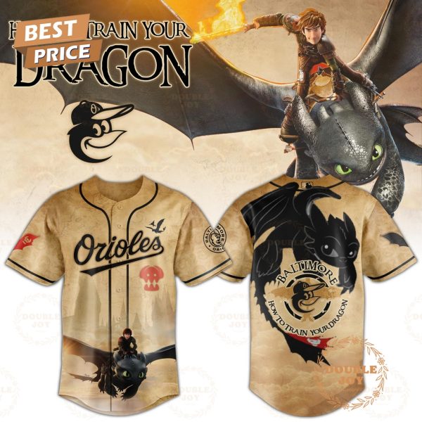 Baltimore Orioles 2025 How To Train Your Dragon Limited Edition Baseball Jersey