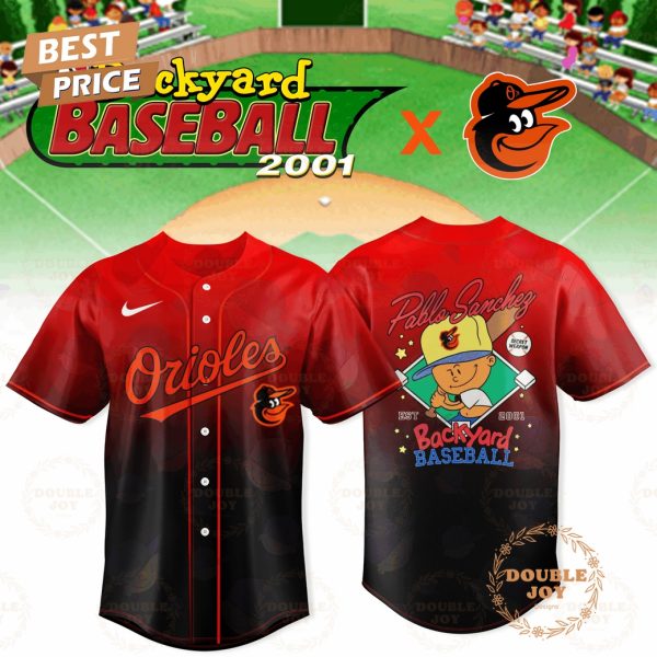 Baltimore Orioles Pablo Sanchez Backyard EST 2001 Limited Edition Baseball Jersey