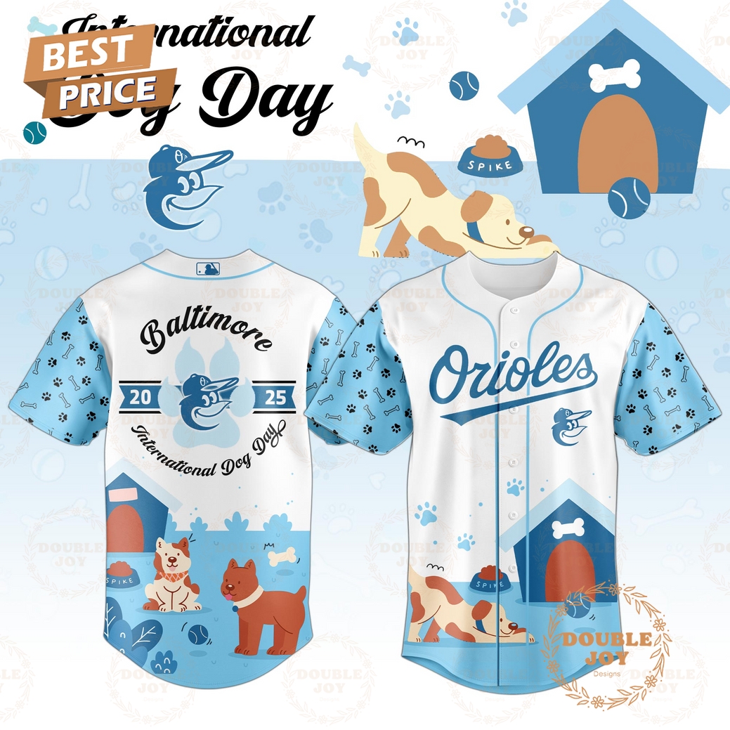 Baltimore Orioles x International Dog Day 2025 Limited Edition Baseball Jersey Baltimore Orioles x International Dog Day 2025 Limited Edition Baseball Jersey