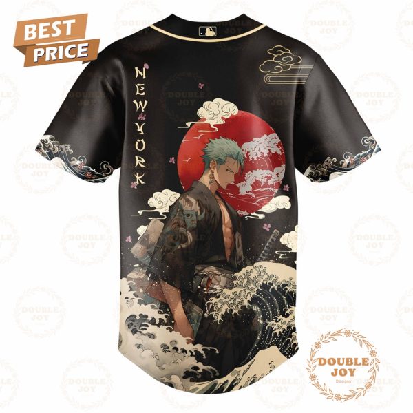 New York Yankees Zoro x One Piece 2025 Japan Limited Edition Baseball Jersey