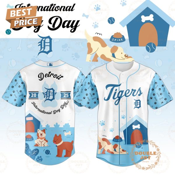 Detroit Tigers x International Dog Day 2025 Limited Edition Baseball Jersey