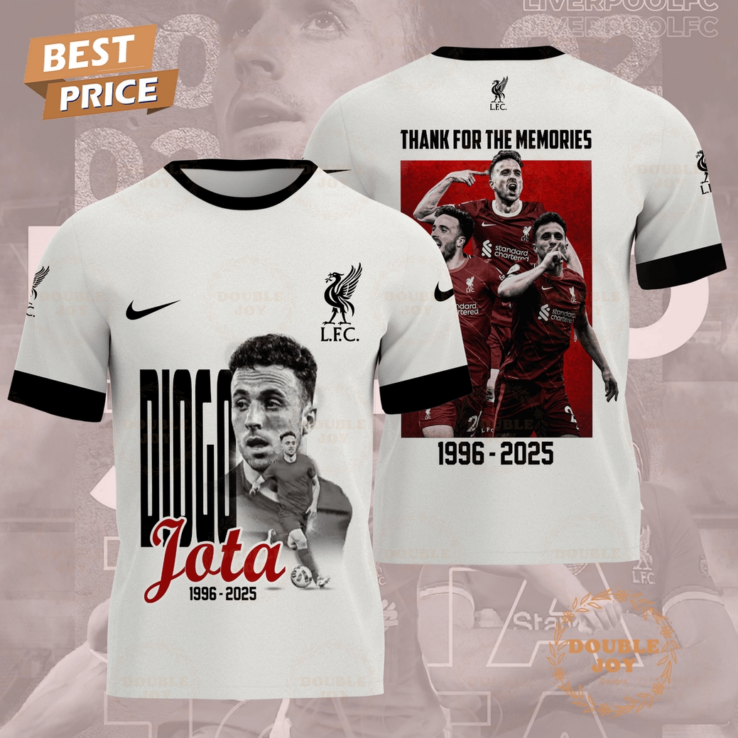 Diogo Jota Thank You For The Memories 1996-2025 Special Edition T-Shirt, Hoodie Diogo Jota Thank You For The Memories 1996-2025 Special Edition T-Shirt, Hoodie