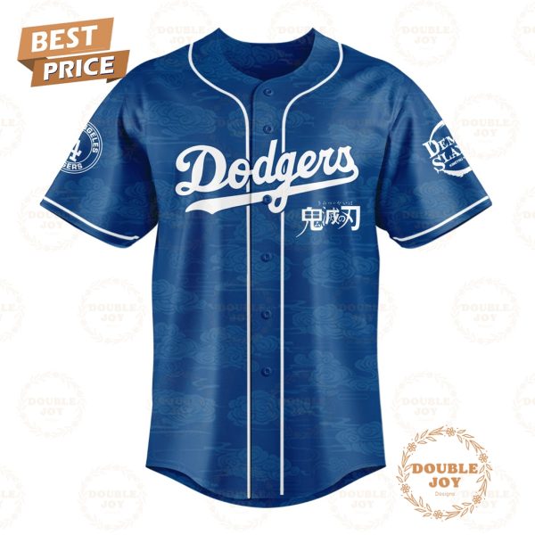 Los Angeles Dodgers x Kimetsu No Yaiba Special Edition Baseball Jersey