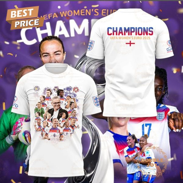 England Lionesses Champions Of The UEFA Women’s EURO 2025 T-Shirt, Hoodie