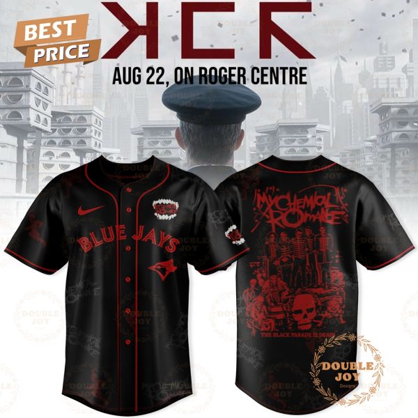 Toronto Blue Jays x My Chemical Romance Long Live The Black Parade 2025 Limited Edition Baseball Jersey
