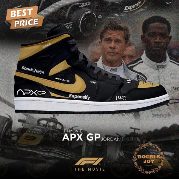 F1 The Movie APX GP 2025 Limited Edition Air Jordan 1 High Top Shoes