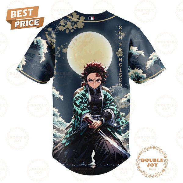 San Francisco Giants Tanjiro Kamado x Demon Slayer: Kimetsu No Yaiba 2025 Limited Edition Baseball Jersey