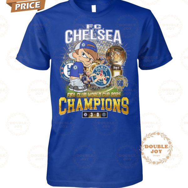 FC Chelsea FIFA Club World Cup Champions 2025 Limited Edition T-Shirt