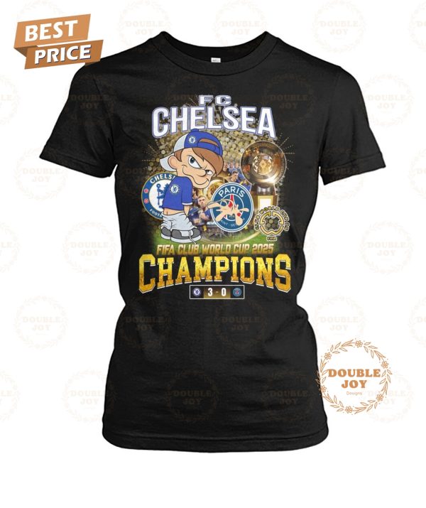 FC Chelsea FIFA Club World Cup Champions 2025 Limited Edition T-Shirt