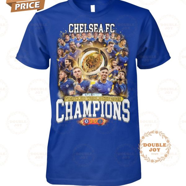 FIFA Club World Cup 2025 Champions Chelsea FC T-Shirt