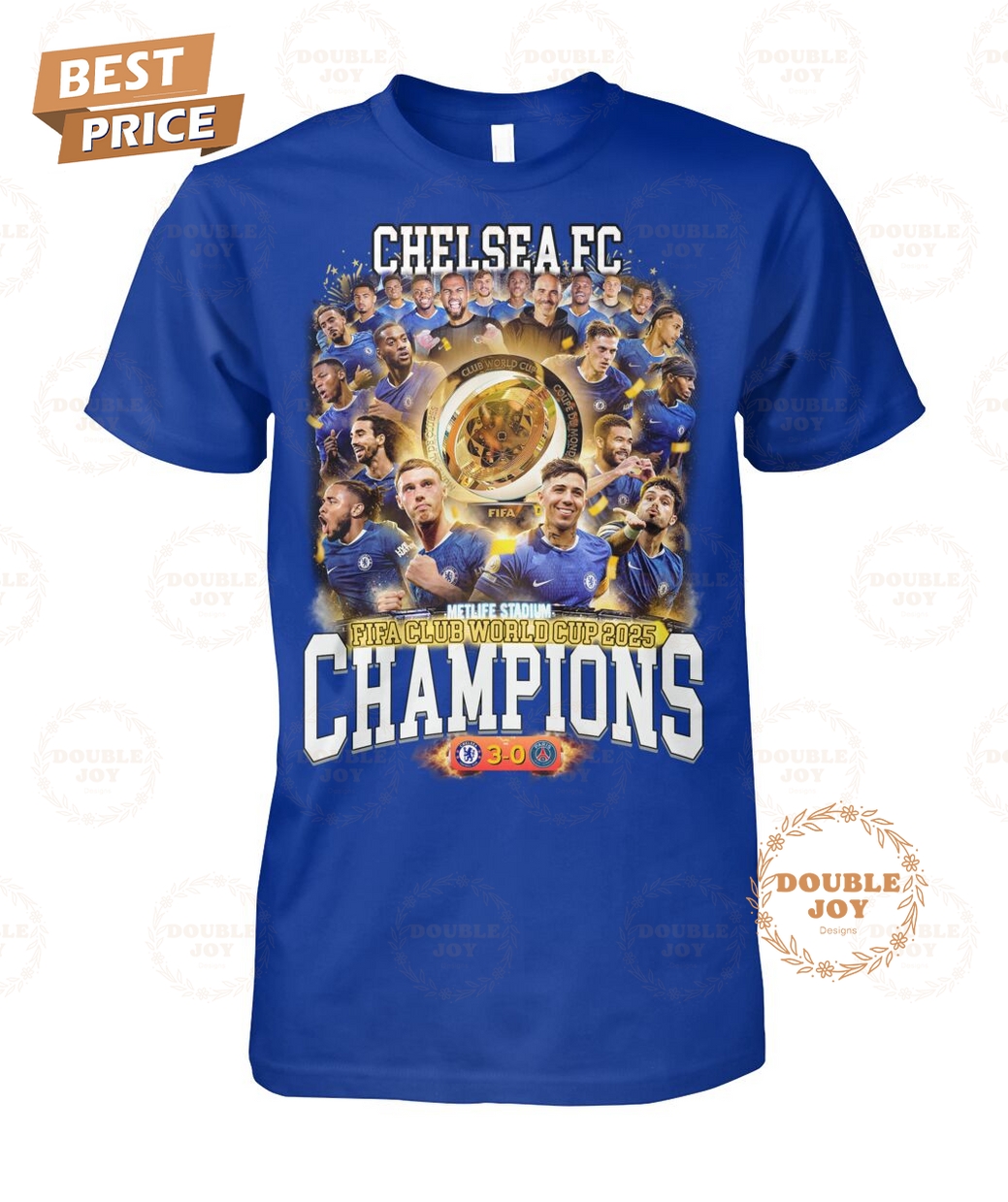 FIFA Club World Cup 2025 Champions Chelsea FC T-Shirt FIFA Club World Cup 2025 Champions Chelsea FC T-Shirt
