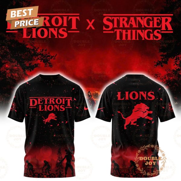 Detroit Lions x Stranger Things Hoodie
