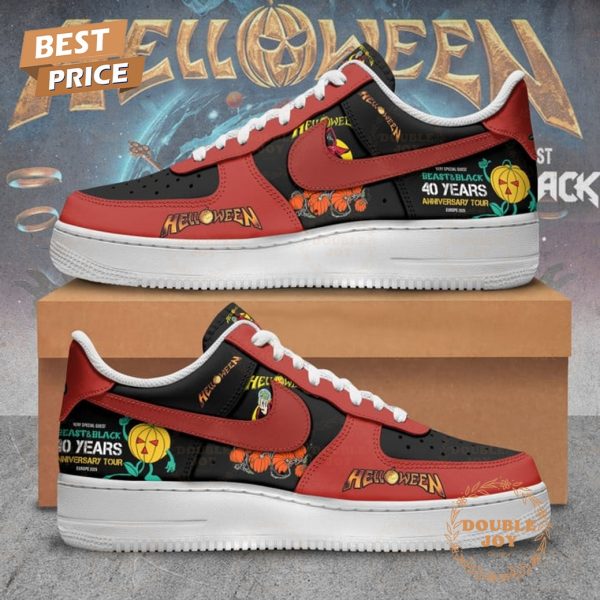 Helloween 40 Years Anniversary Tour Europe 2025 Air Force 1 Sneakers