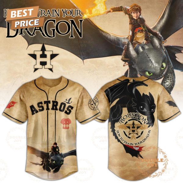 Houston Astros 2025 How To Train Your Dragon Limited Edition Baseball Jersey