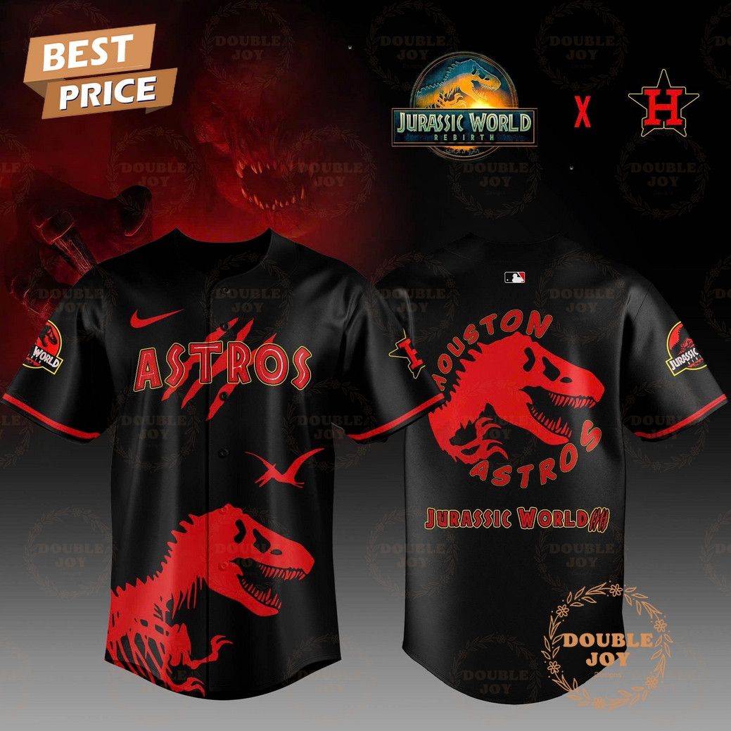 Houston Astros Jurassic World 2025 Special Edition Baseball Jersey Houston Astros Jurassic World 2025 Special Edition Baseball Jersey