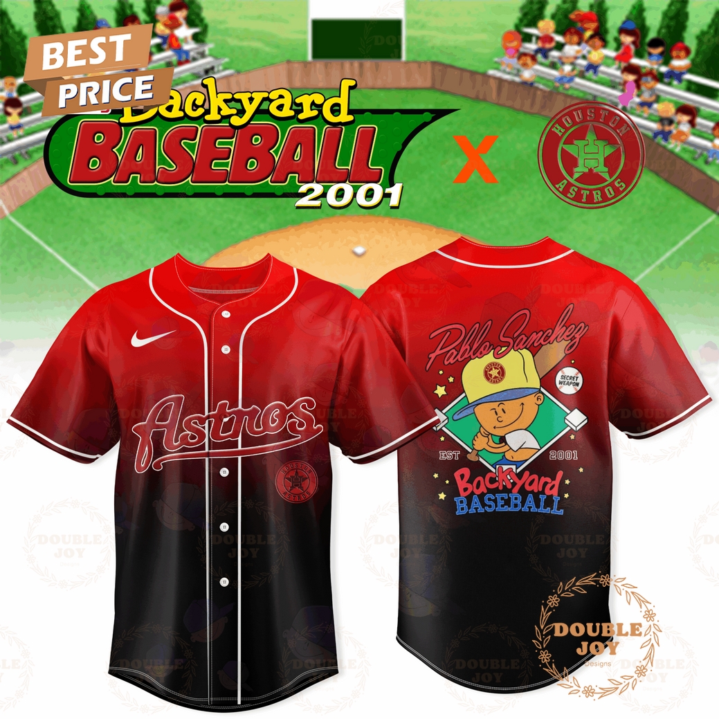 Houston Astros Pablo Sanchez Backyard EST 2001 Limited Edition Baseball Jersey Houston Astros Pablo Sanchez Backyard EST 2001 Limited Edition Baseball Jersey