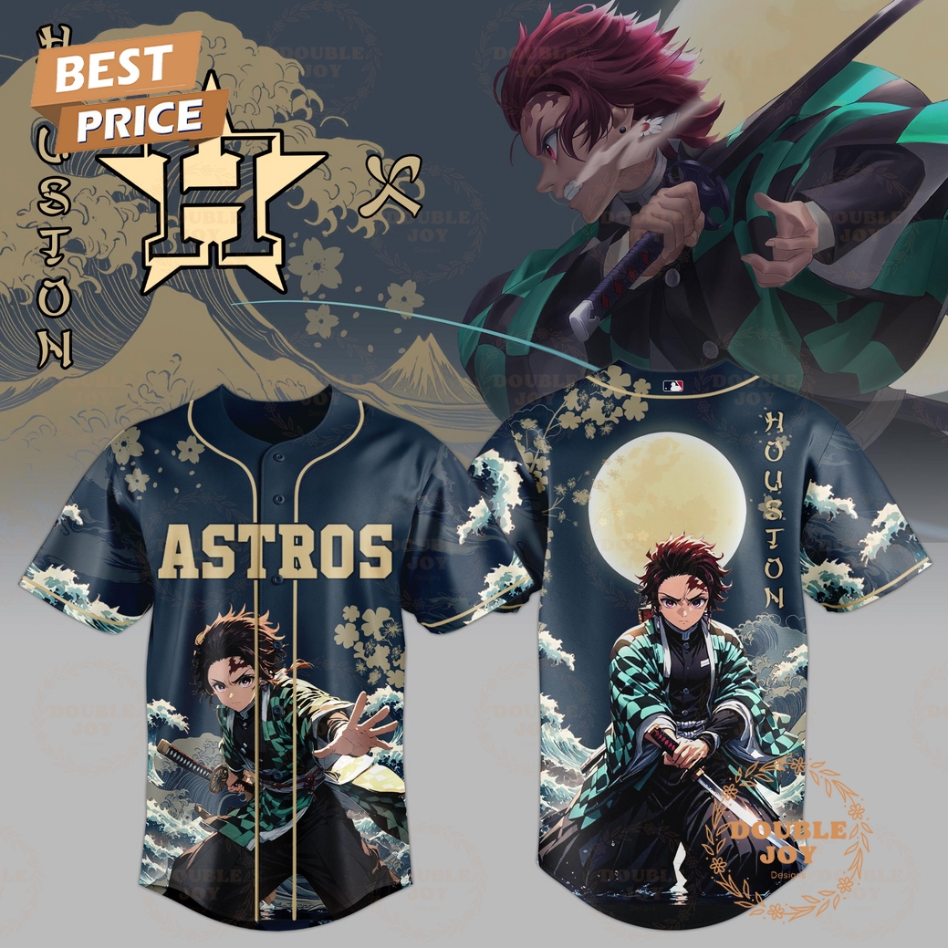 Houston Astros Tanjiro Kamado x Demon Slayer: Kimetsu No Yaiba 2025 Limited Edition Baseball Jersey Houston Astros Tanjiro Kamado x Demon Slayer: Kimetsu No Yaiba 2025 Limited Edition Baseball Jersey