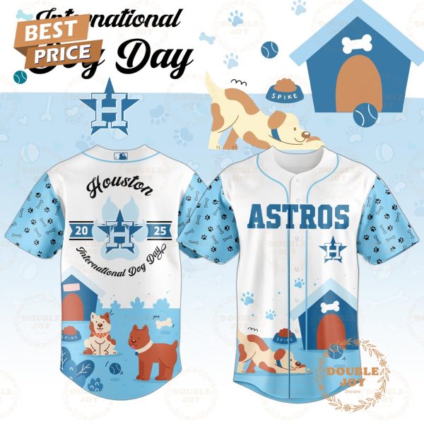 Houston Astros x International Dog Day 2025 Limited Edition Baseball Jersey