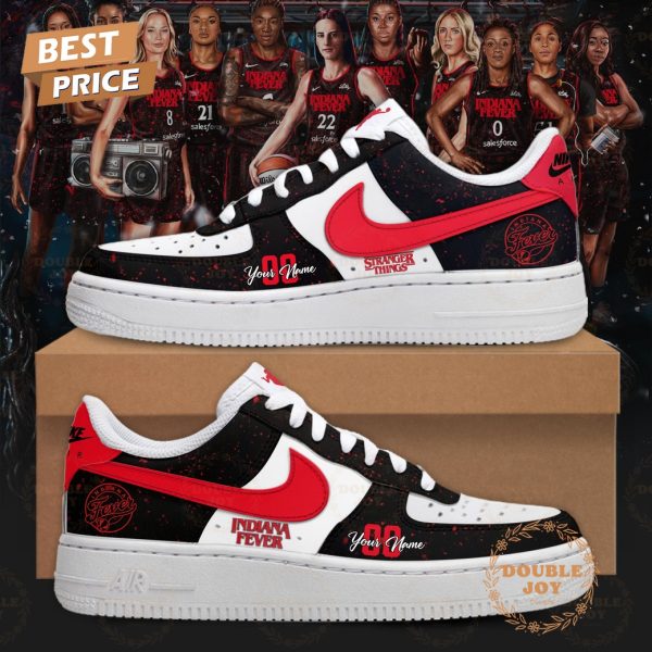Indiana Fever x Stranger Things Custom Name Air Force 1 Sneaker