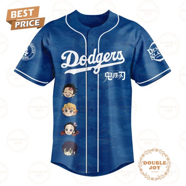 Los Angeles Dodgers x Demon Slayer Special Edition 2025 Baseball Jersey