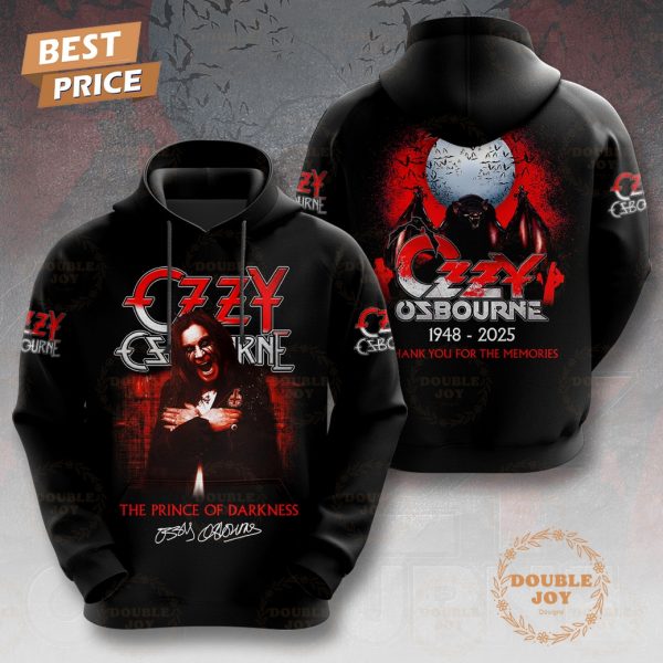 Ozzy Osbourne The Prince Of Darkness 1948-2025 T-Shirt, Hoodie