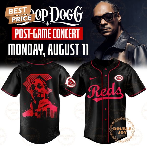 Cincinnati Reds Snoop Dogg Post-Game Concert 2025 Baseball Jersey