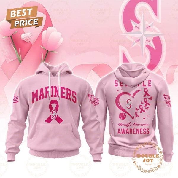 Seattle Mariners MLB Breast Cancer Awareness Special Pink Design T-Shirt, Hoodie