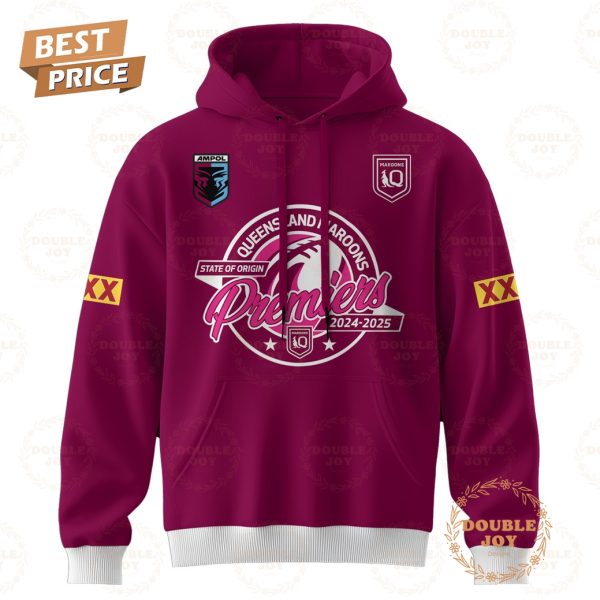 Queensland Maroons 2024-25 State Of Origin Premiers Limited Edition Hoodie