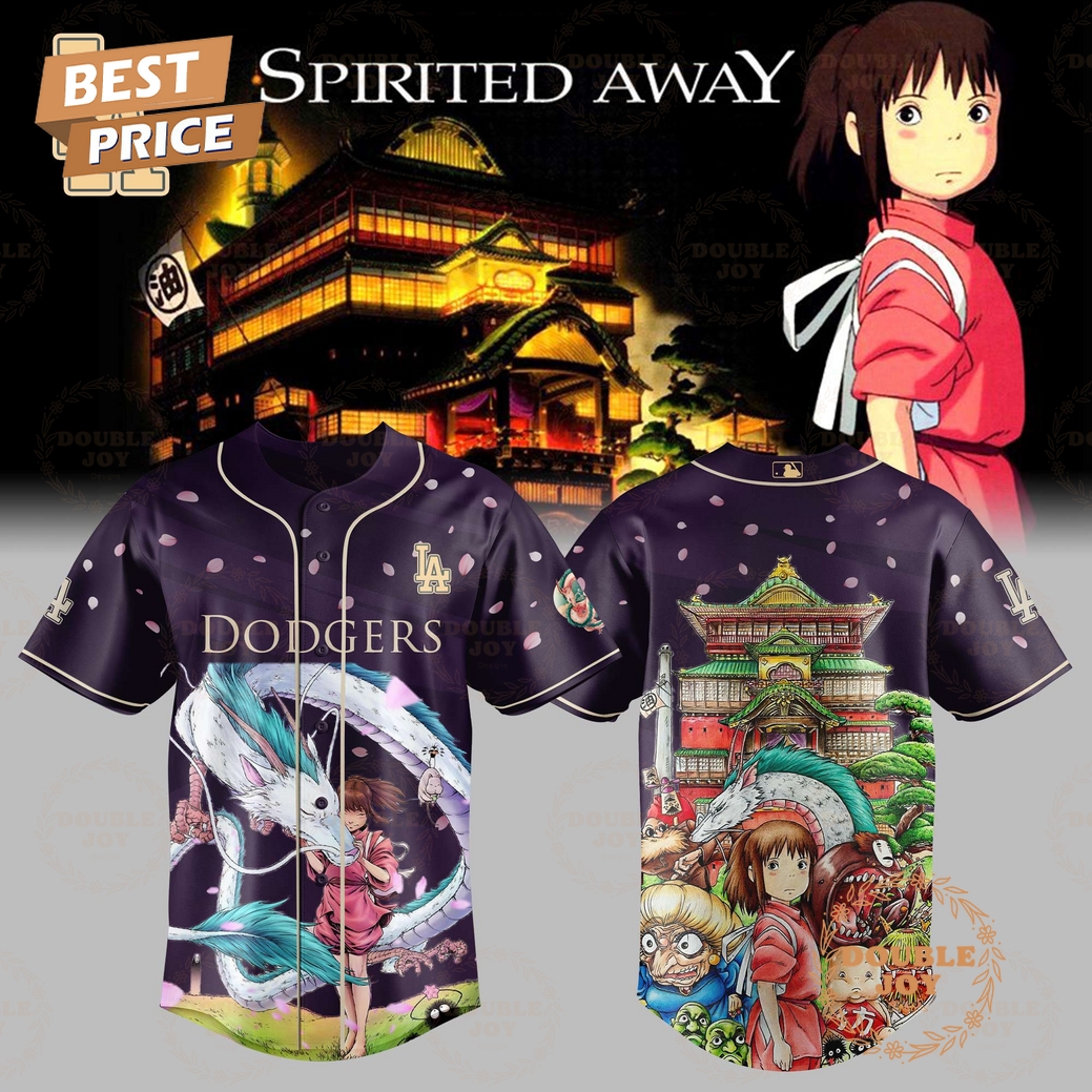 Los Angeles Dodgers Spirited Away 2025 Limited Edition Baseball Jersey Los Angeles Dodgers Spirited Away 2025 Limited Edition Baseball Jersey