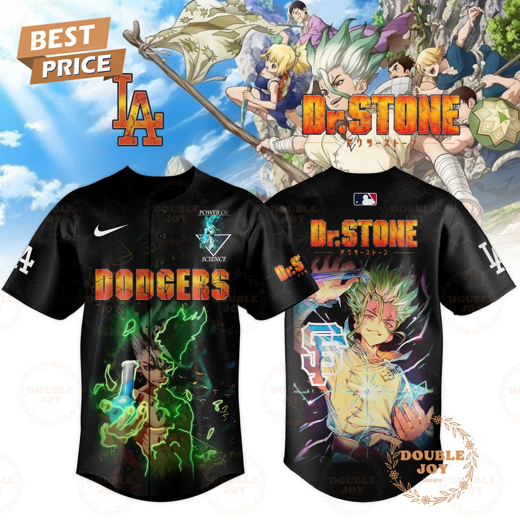 Los Angeles Dodgers x Dr.Stone 2025 Limited Edition Baseball Jersey Los Angeles Dodgers x Dr.Stone 2025 Limited Edition Baseball Jersey