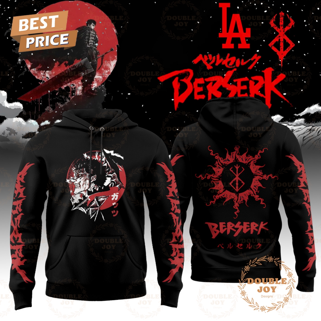 Los Angeles Dodgers x Guts Berserk Special Edition 2025 Hoodie Los Angeles Dodgers x Guts Berserk Special Edition 2025 Hoodie