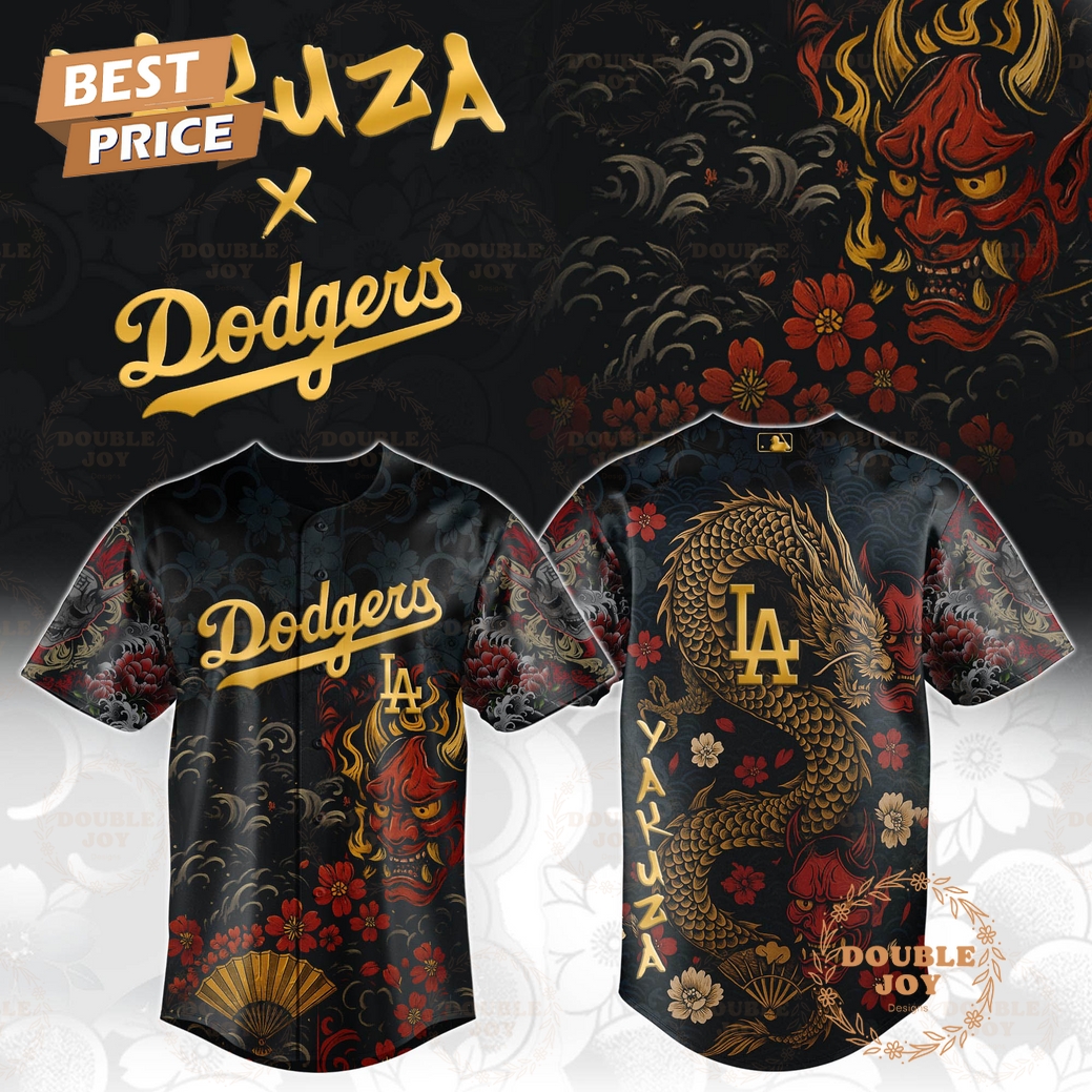 Los Angeles Dodgers Yakuza Dragon Oni 2025 Limited Edition Baseball Jersey Los Angeles Dodgers Yakuza Dragon Oni 2025 Limited Edition Baseball Jersey