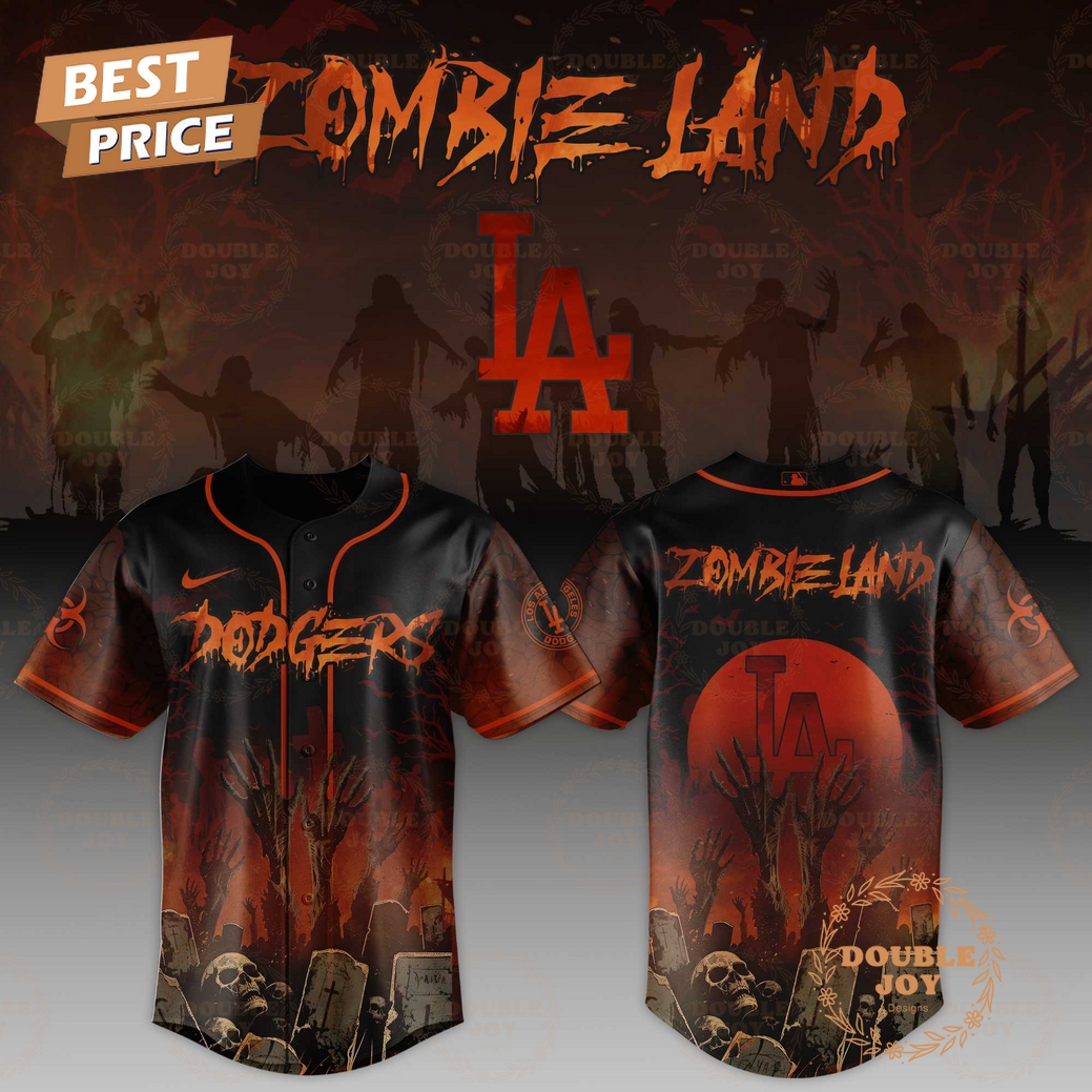Los Angeles Dodgers ZombieLand 2025 Limited Edition Baseball Jersey Los Angeles Dodgers ZombieLand 2025 Limited Edition Baseball Jersey