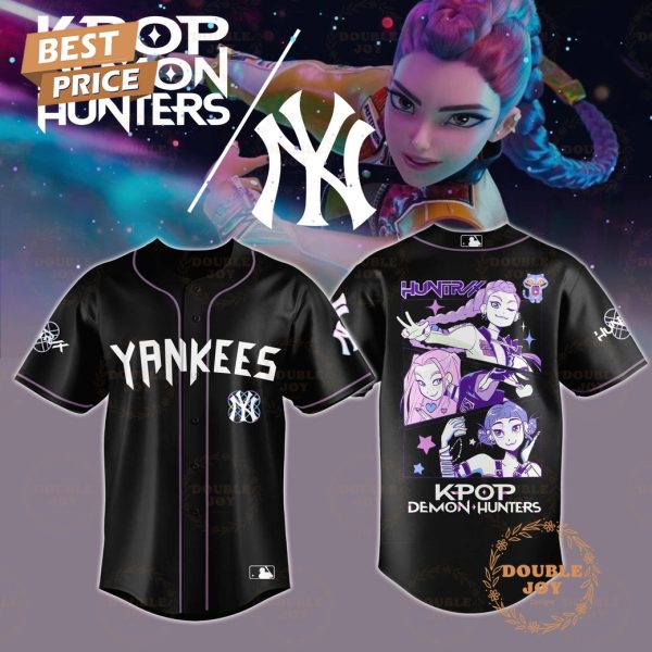 New York Yankees K-Pop Demon Hunters 2025 Huntrix Limited Edition Baseball Jersey