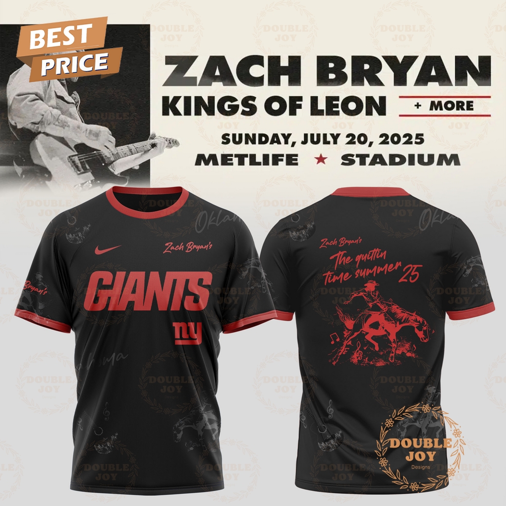 New York Giants x Zach Bryan The Quittin Time Summer 25 Limited Edition T-Shirt, Hoodie New York Giants x Zach Bryan The Quittin Time Summer 25 Limited Edition T-Shirt, Hoodie