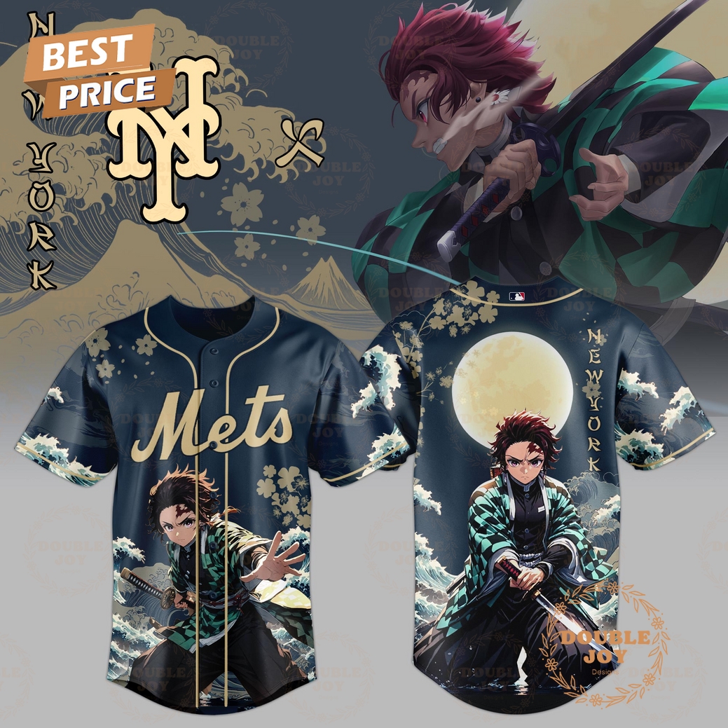 New York Mets Tanjiro Kamado x Demon Slayer: Kimetsu No Yaiba 2025 Limited Edition Baseball Jersey New York Mets Tanjiro Kamado x Demon Slayer: Kimetsu No Yaiba 2025 Limited Edition Baseball Jersey