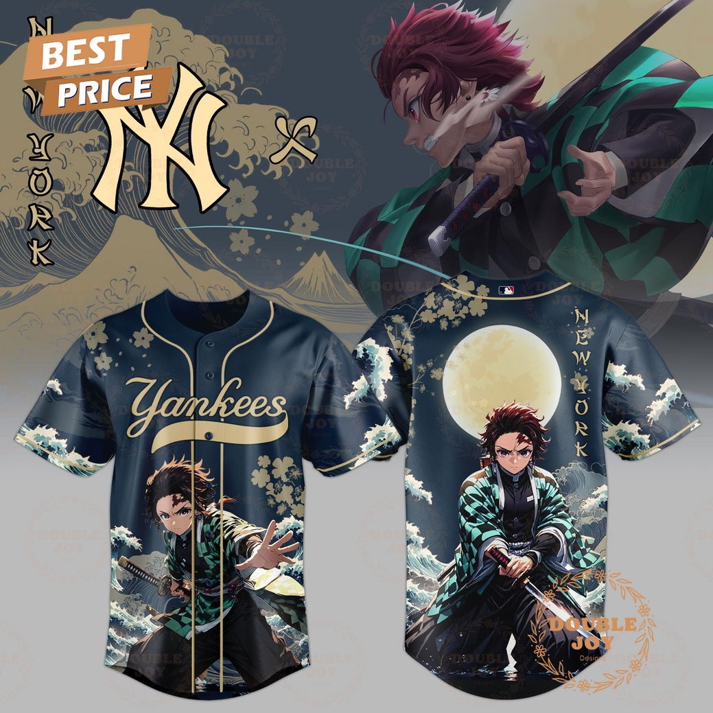 New York Yankees Tanjiro Kamado x Demon Slayer: Kimetsu No Yaiba 2025 Limited Edition Baseball Jersey New York Yankees Tanjiro Kamado x Demon Slayer: Kimetsu No Yaiba 2025 Limited Edition Baseball Jersey