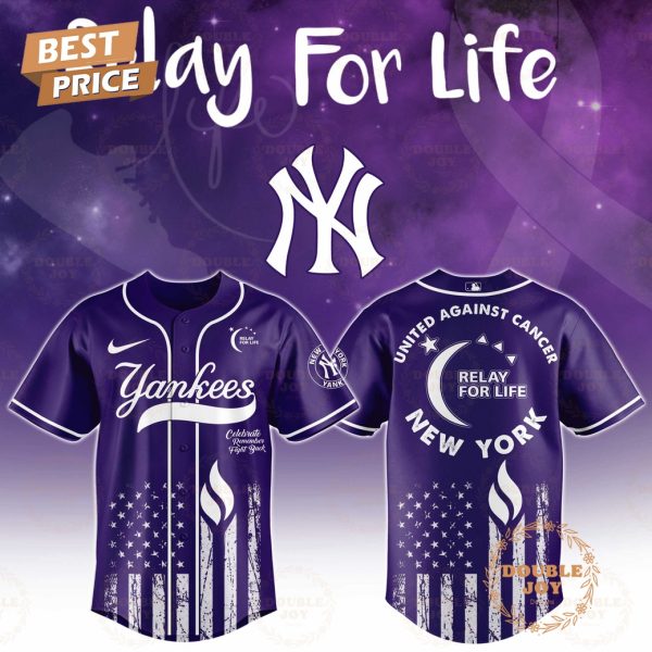 New York Yankees United Against Cancer Relay For Life 2025 Limited Edition Baseball Jersey