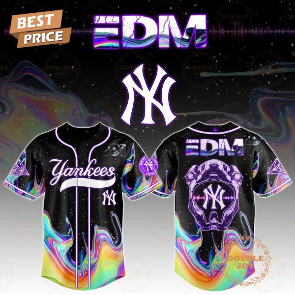 New York Yankees x EDM PulseBeat Jersey Galaxy Edition Baseball Jersey