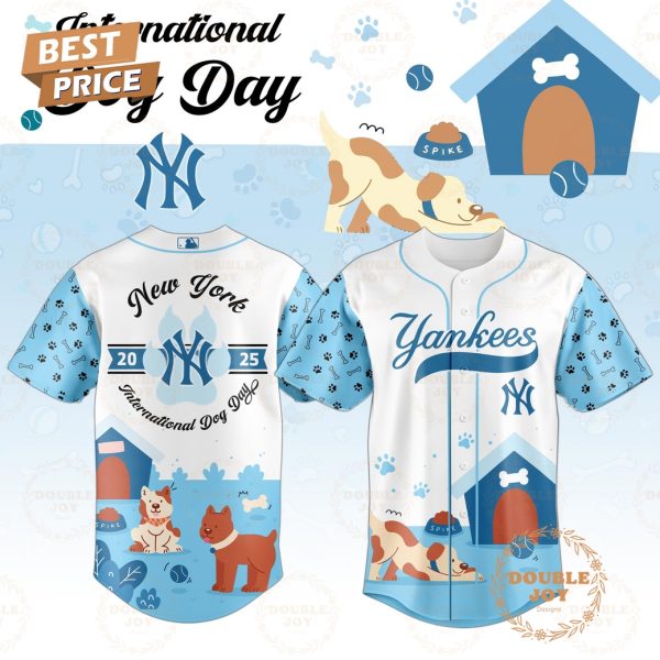 New York Yankees x International Dog Day 2025 Limited Edition Baseball Jersey