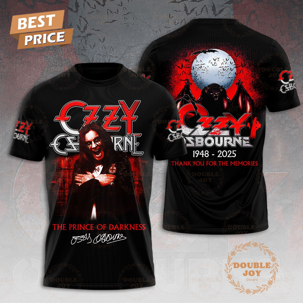 Ozzy Osbourne The Prince Of Darkness 1948-2025 T-Shirt, Hoodie Ozzy Osbourne The Prince Of Darkness 1948-2025 T-Shirt, Hoodie