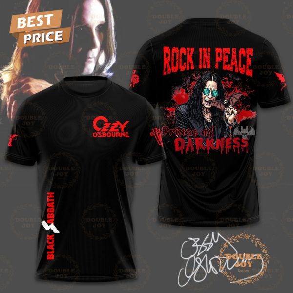 Ozzy Osbourne x Black Sabbath Rock In Peace T-Shirt, Hoodie