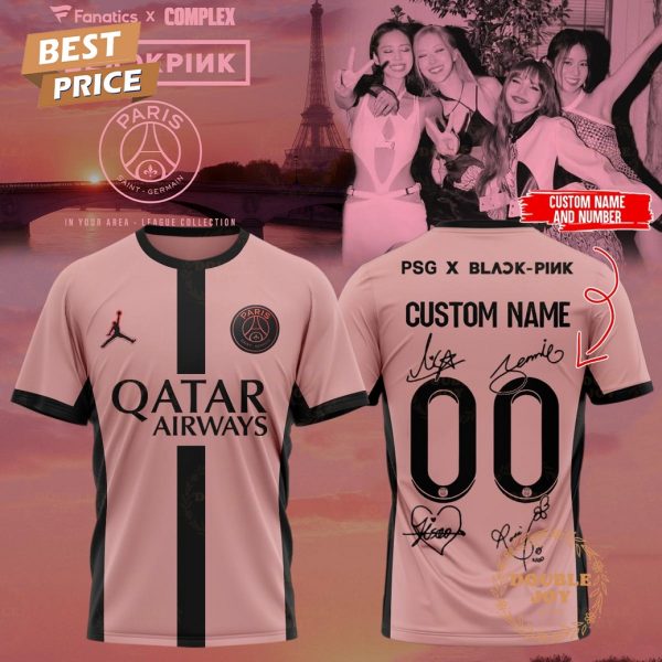 Paris Saint-Germain x BLACKPINK Custom Name And Number Limited Edition T-Shirt, Hoodie