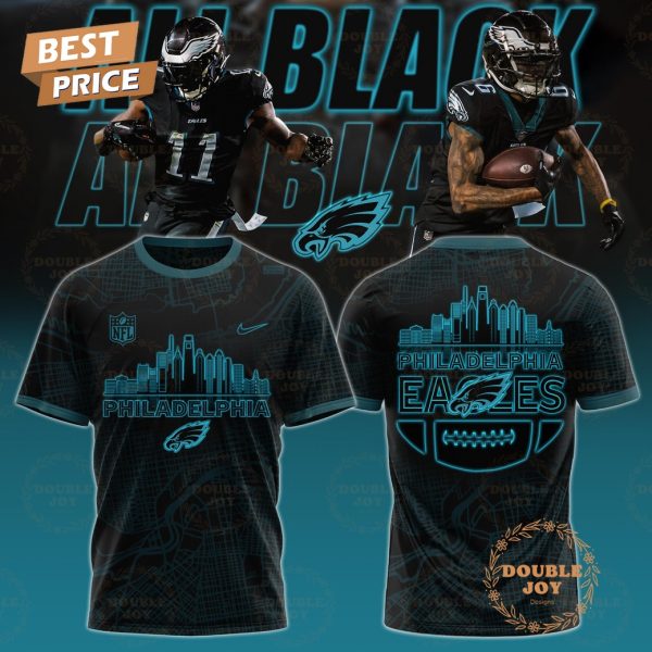 Philadelphia Eagles 2025 All Black Special Edition T-Shirt, Hoodie