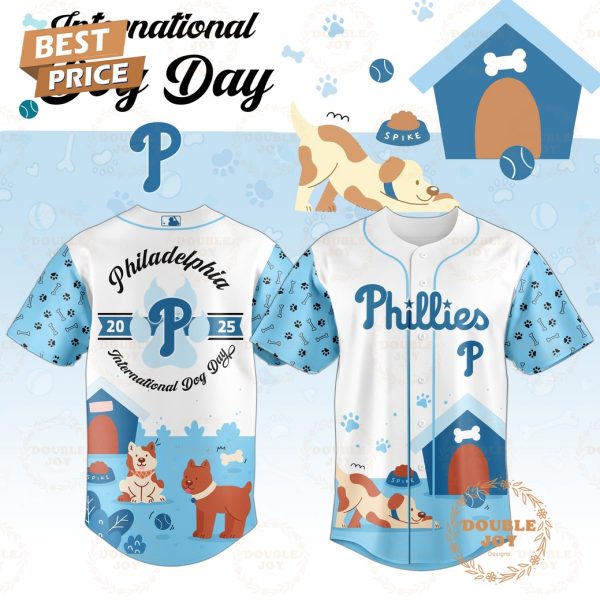 Philadelphia Phillies x International Dog Day 2025 Limited Edition Baseball Jersey