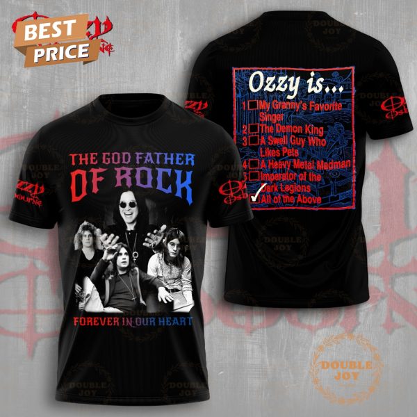 R.I.P Ozzy Osbourne The God Father Of Rock T-Shirt, Hoodie