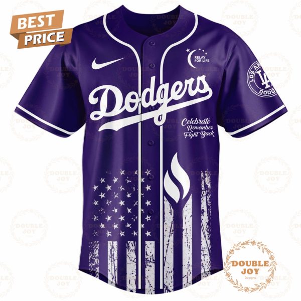 Los Angeles Dodgers United Against Cancer Relay For Life 2025 Limited Edition Baseball Jersey