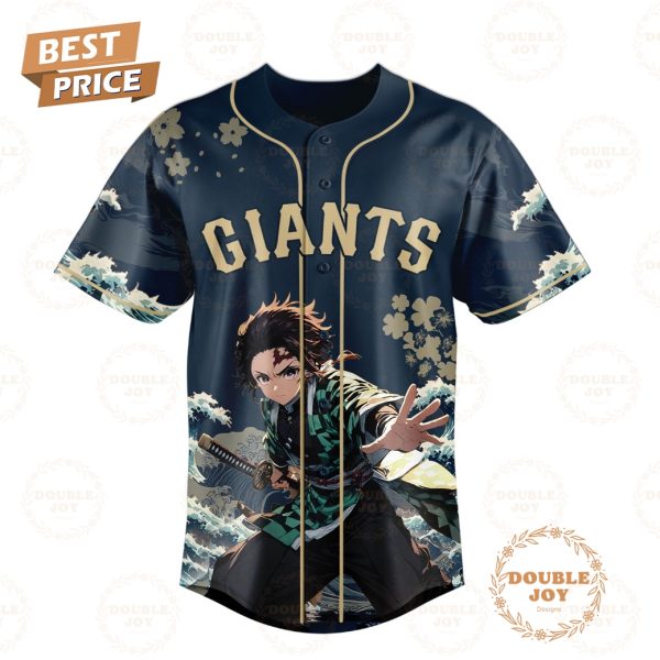 San Francisco Giants Tanjiro Kamado x Demon Slayer: Kimetsu No Yaiba 2025 Limited Edition Baseball Jersey
